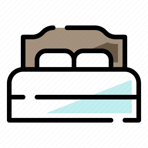 Hotel, bed, bedroom, sleep icon - Download on Iconfinder