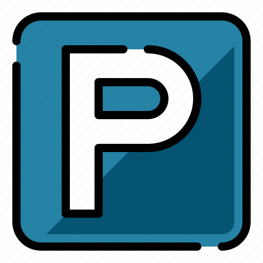 Sign, p, parking, parking sign icon - Download on Iconfinder