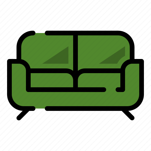 Settee, sofa, couch, furniture icon - Download on Iconfinder