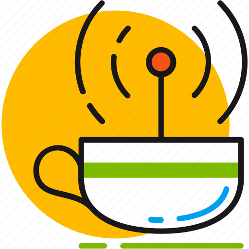 Wifi, coffee, connection, cup, internet, signal icon - Download on Iconfinder