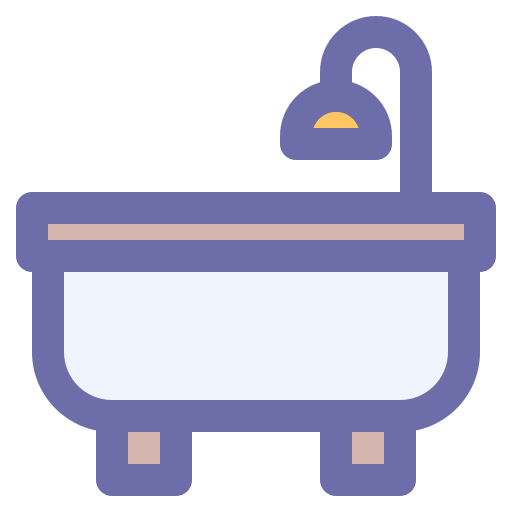 Bathroom, bathtub, bubble, foam, water icon - Free download
