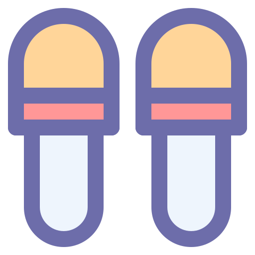 Comfortable, fabric, footwear, shoe, slipper icon - Free download