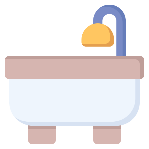 Bathroom, bathtub, bubble, foam, water icon - Free download