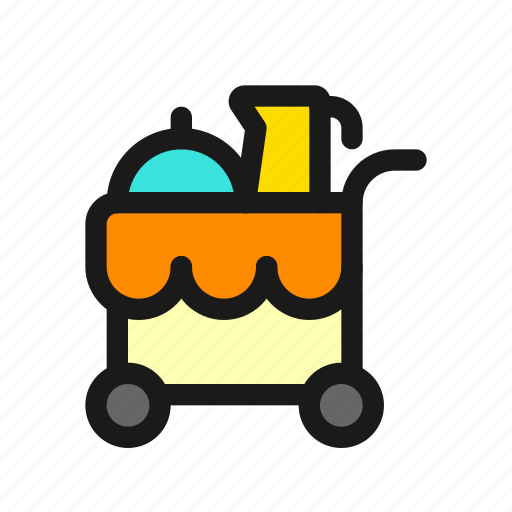 Hotel, food, service, breakfast, lunch, dinner, room icon - Download on Iconfinder