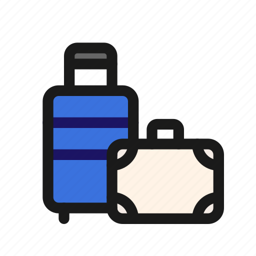 Luggage, baggage, suitcase, case, bag, travel, hotel icon - Download on Iconfinder