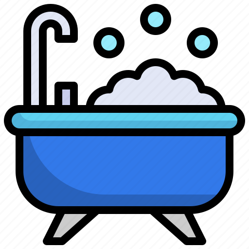 Bathtub, bath, hygienic, wellness, hygiene, clean, washing icon - Download on Iconfinder