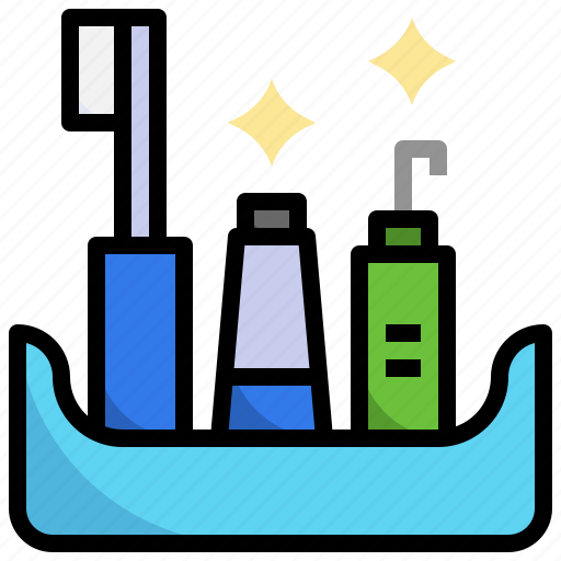 Toiletries, amenities, soap, hygiene, toothbrush, hotel, service icon - Download on Iconfinder
