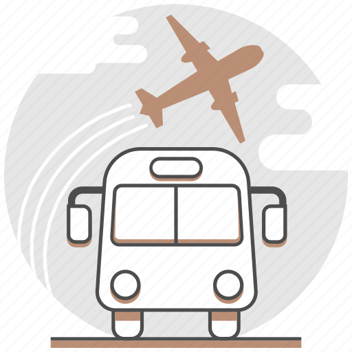 Airport, bus, hotel, resort, service, shuttle, transfer icon - Download on Iconfinder