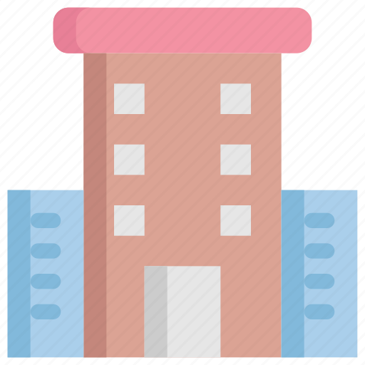 Building, estate, home, hotel, house, service, travel icon - Download on Iconfinder