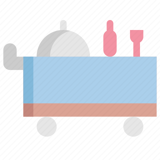 Cart, food, hotel, meal, service, travel, wine icon - Download on Iconfinder