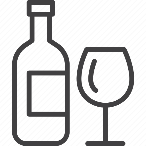 Wine, glass, bottle, drinks, party icon - Download on Iconfinder