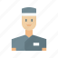 bellboy, service, man, avatar, people, person, character, boy, young 
