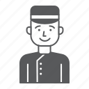 bellboy, uniform, hotel, service, bellhop, person, man, worker