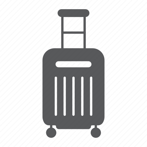 Luggage, baggage, suitcase, tourism, travel, hotel, handle icon - Download on Iconfinder