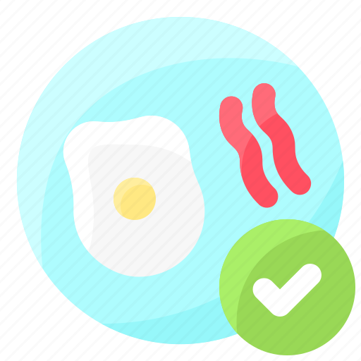 Bacon, breakfast, egg, food, included icon - Download on Iconfinder