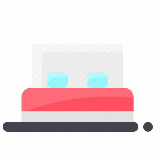 Bed, bedroom, double, furniture, hotel icon - Download on Iconfinder