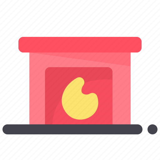Chimney, fire, fireplace, furniture, interior icon - Download on Iconfinder