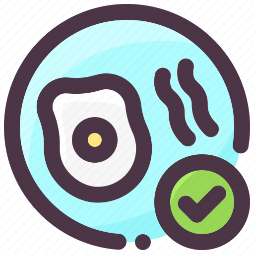 Bacon, breakfast, egg, food, included icon - Download on Iconfinder