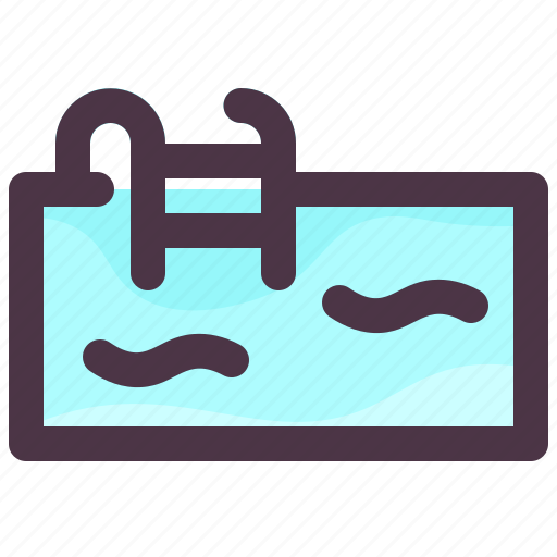 Hotel, pool, summer, swimming icon - Download on Iconfinder