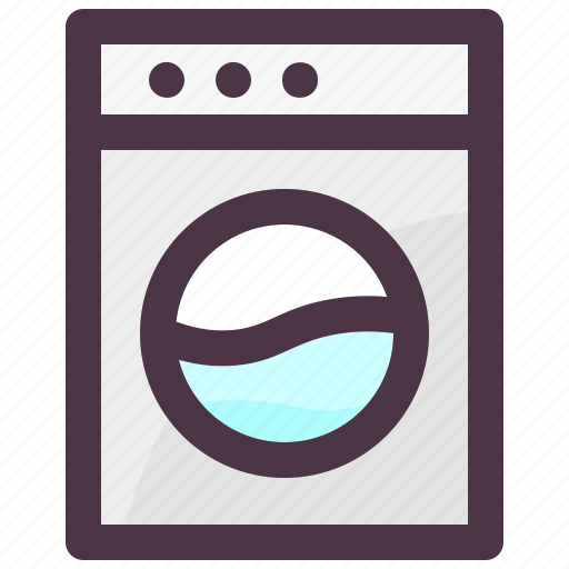 Clothes, household, laundry, maschine, washing icon - Download on Iconfinder