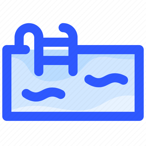 Hotel, pool, summer, swimming icon - Download on Iconfinder