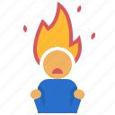hothead, angry, irritable, fire, moody, fight