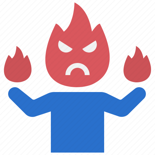 Hothead, fire, irritable, angry, moody, monster, devil icon - Download on Iconfinder