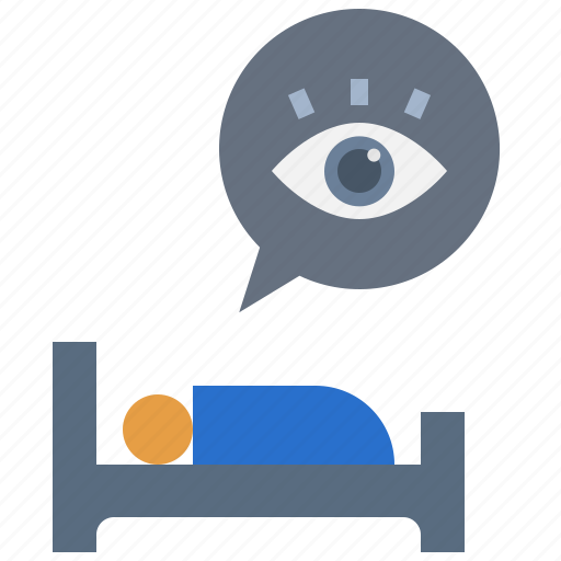 Insomnia, stress, thinking, worry, nightmare, wake, up icon - Download on Iconfinder