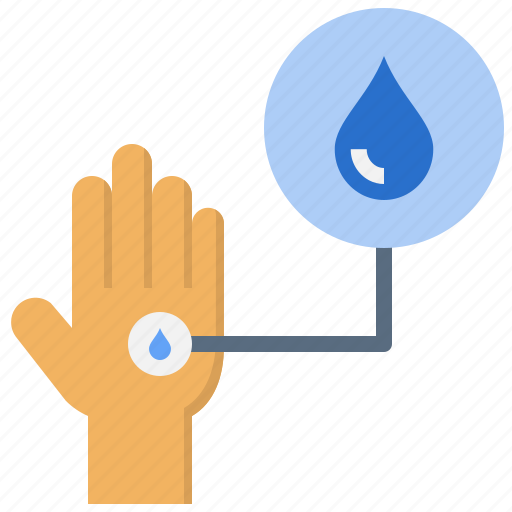 Sweat, hand, excited, heart, disease, depressed, wet icon - Download on Iconfinder
