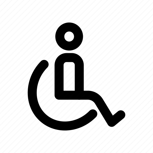 Chair, disable, man, person, sit icon - Download on Iconfinder