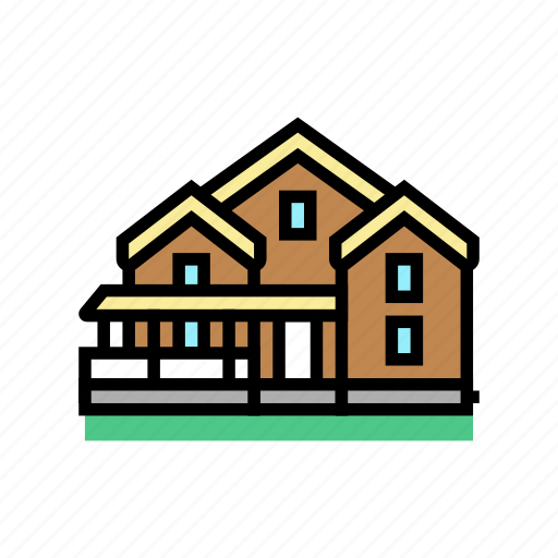 Cottage, house, architectural, exterior, cape, cod icon - Download on Iconfinder