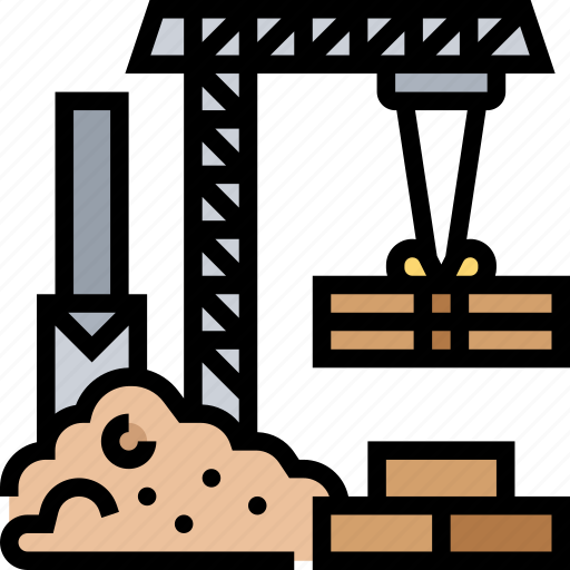 Construction, civil, crane, engineering, building icon - Download on Iconfinder