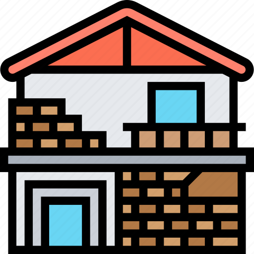 House, building, construction, residential, exterior icon - Download on Iconfinder
