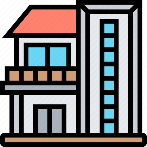 House, modern, architecture, exterior, property icon - Download on Iconfinder