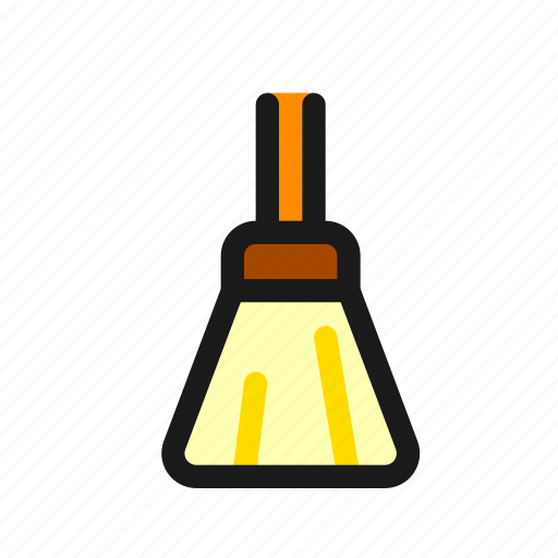 Broomstick, broom, brush, floor, cleaning, sweeping, hard icon - Download on Iconfinder