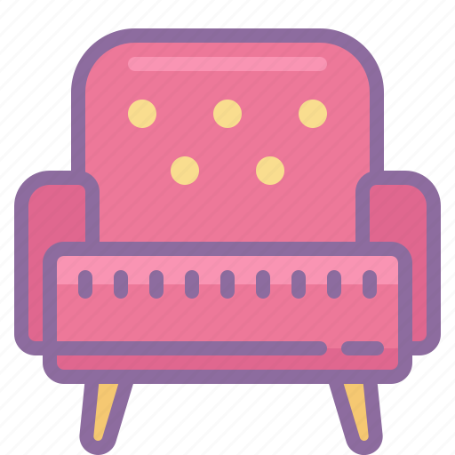 Armchair, chair, furniture, house, interior, lounge icon - Download on Iconfinder