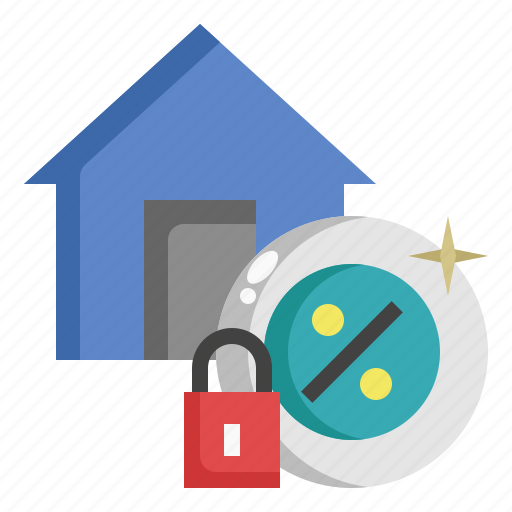 Fixed, interest, rate, deposit, penalty, mortgage icon - Download on Iconfinder