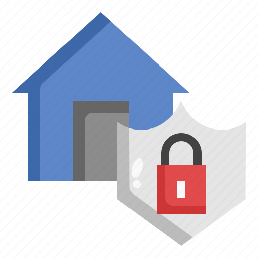 Home, protection, safety, shield, locked, encryption icon - Download on Iconfinder