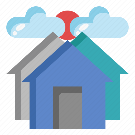 Village, neighbor, town, real, estate, residence icon - Download on Iconfinder