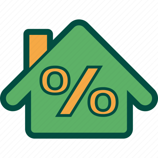 Discount, home, house, percentage, sell icon - Download on Iconfinder