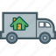 home, house, move, property, truck 