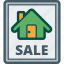 estate, house, real, sale, sell, sign 