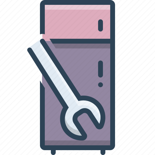 Maintenance, refrigerator, refrigerator repair, repair, screwdriver icon - Download on Iconfinder