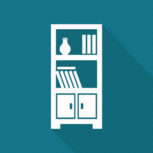 Bookshelf, furniture, households icon - Download on Iconfinder