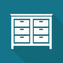 cupboard, drawer, furniture, table