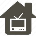 architecture, building, home, house, tv