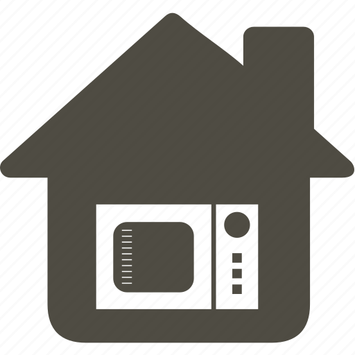 Architecture, building, home, house, microwave icon - Download on Iconfinder