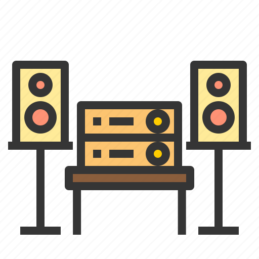 Audio, home, household, kitchenware, tool icon - Download on Iconfinder