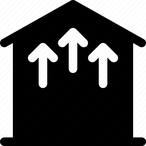 Building, heat, house, insulation, loss, roof icon - Download on Iconfinder