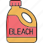bleach can, bleach, liquid bleach, sanitary liquid, toilet bleach 